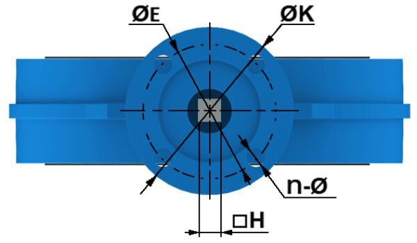 Spjaldloki, AISI 316, Wafer, EPDM - Image 2