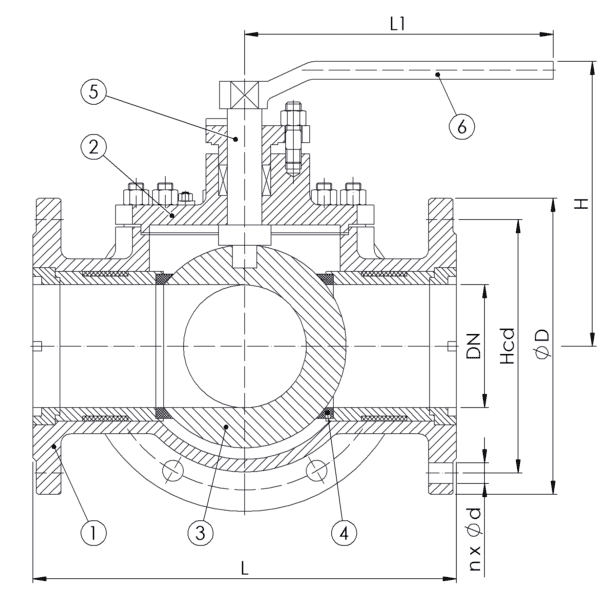 Tollaloki, 3-Way, m/flangs - Image 4